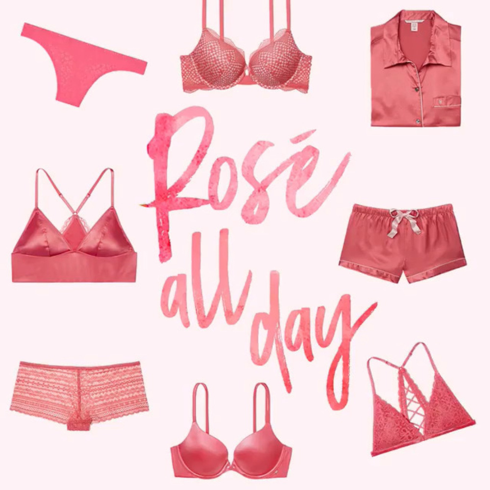 NWT Victoria's Secret soft atlas bralette bra rose pink size M Xmas Gift - Picture 3 of 7